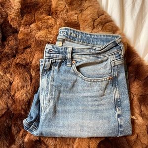 American eagle strigid wide leg ripped jeans